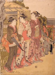 市場の三美人