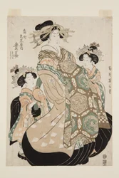 スミチの豊花？大黒屋（スミチ？ 大黒屋内豊花）（カラー木版画