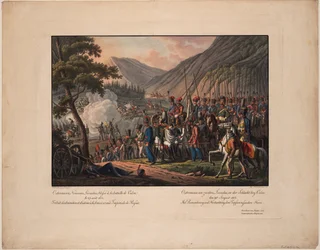 1813年8月29日、1813年8月29日のクルムの戦いでのアレキサンダー・オスターマン・トルストイ伯爵