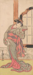 俳優・岩井半四郎、1780～1790年。