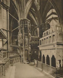 The Shrine of Edward the Confessor Behind The High Altar」（1935年頃）。
