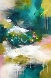 鮮やかな抽象的な流れ