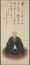 独龍僧の肖像、1671年。