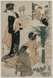 忠臣蔵：忠誠の倉庫の第4幕、1790年代後半。