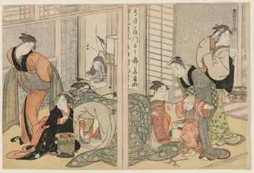 四季の優雅な快楽c。 1782年。