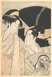 扇子売り