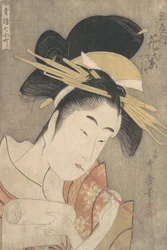 玉屋の花村」（『遊郭の七小町』シリーズより） 1790年頃