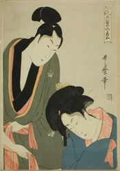 『風流御用の松』シリーズより 恋人たちの朝別れ