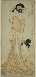 連載「当世美人三遊」より北区（ほっこく）