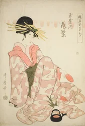 「五祭の遊女（ゆうくんごせっく）」より 玉屋の花紫