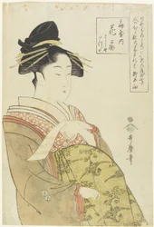 O_giya Houseの遊女Hanao_gi c。 1793-1794