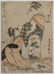 長治屋の花魁美山（緑家八景より）