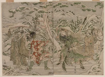 三国志ロマンスの冬景色c。 1790年。