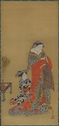 宮廷女官と従者 18世紀末～19世紀初頭