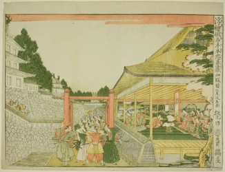 連載「浮絵かなで本忠臣蔵」より第四幕（四段目）