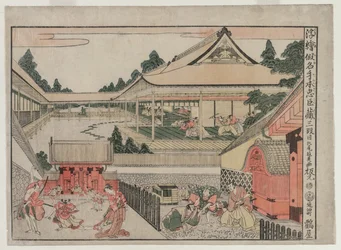 忠臣蔵 第3幕（忠誠の宝庫遠近法画より）