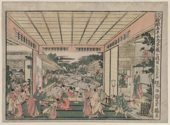 忠臣蔵 第7幕（忠誠の宝庫遠近法画より）