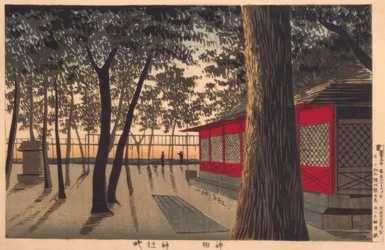 神田神社の夜明け