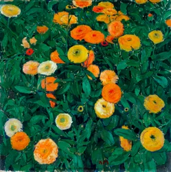 マリーゴールド - コロマン・モーザー (1868-1918) の絵画