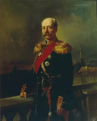 コンスタンティン・ペトロヴィッチ・フォン・カウフマン将軍の肖像1818-1882、1866