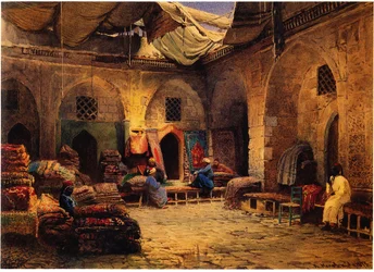 カイロのカーペットショップ、1875
