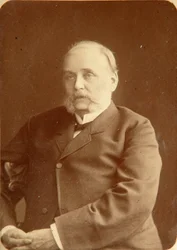 著者 Ivan Alexandrovich Goncharov (Ivan Alexandrovich Gontcharov) (1812-1891) の肖像画。 アルブミン 写真提供：Konstantin Schapiro (1839-1900)