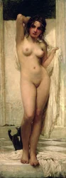 女性の入浴、1901