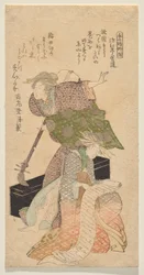 三味線を持った女性と浄瑠璃台本を唱える女性