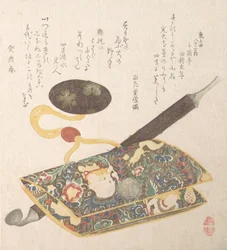 タバコポーチとパイプ、1813年。