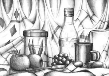 モノクロの静物画