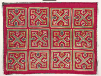 Shirt Panel (mola), c.1950 (appliqued cotton)   1449063   ja       japanese Successfully Translated  Original: The Adoration Translat: The Adoration 1437797 ja japanese Successfully Translated Original: St Nicholas saving the shipwrecked Translat: St Nicho