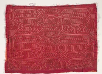 シャツパネル（モラ）、1950年頃（アップリケコットン）