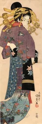 立っている美人、1820年頃