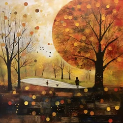 キャンプファイヤーの周りで物語が語られるようになって3回目、16枚目の写真。