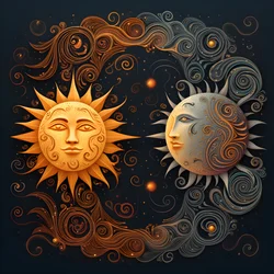 太陽と月 1