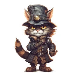 擬人化されたかわいい猫3