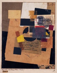 "Worden ist" 1922年（コラージュ