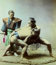 力士たち（1880年頃）（写真