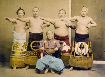 相撲力士、1877年頃