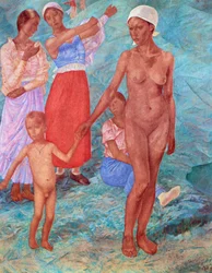 「朝」、1917