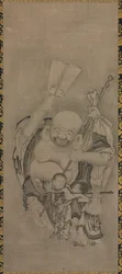 布袋と道士の仙人: 布袋