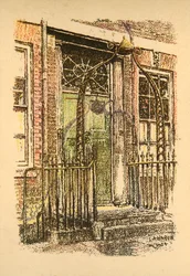 クイーンアンズゲート、ロンドン、1924年。