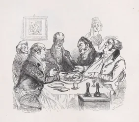 ベランジェ全集』（1836年）より鶏肉の賛美。