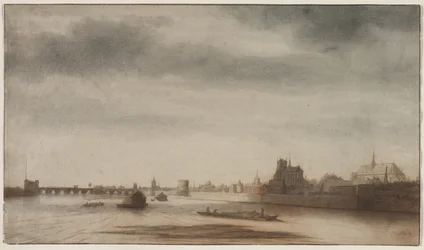 ロワールからのオルレアンの眺め、c。 1670。