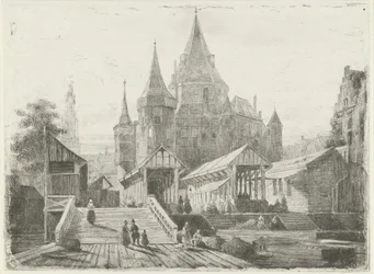 アムステルダムのニューマルクトの眺め