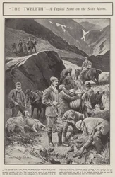 スコッツ・ムーアの典型的な風景である「The Twelth」（リトグラフ版