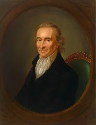 トマス・ペイン（1737-1809）、1792年頃（キャンバスに油彩）