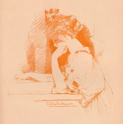 少女のスケッチ、c1885、1896