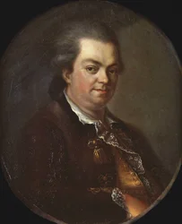 カリオストロ伯爵アレッサンドロことジョセフ（ジュゼッペ）・バルサモ（1743-1795）の肖像 - ル・ゲイ（1778-1804年活躍）による油彩・キャンバス作品