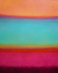 朝顔、2025年（キャンバスに油彩）